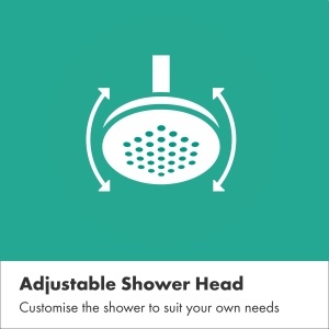 Dus cu apa Hansgrohe Raindance S 240 mm, PowderRain, Negru Mat - Img 3