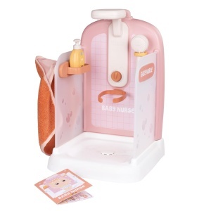 Dus cu apa pentru papusi Smoby Baby Nurse, 42 cm, cu accesorii incluse