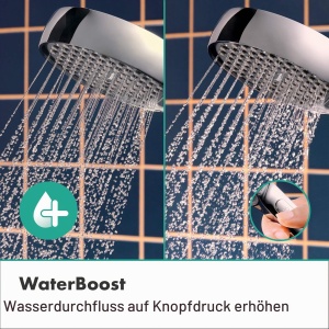 Dus cu dusul hansgrohe Activera Select S, 3 lmin, crom, 2 tipuri de jeturi - Img 4