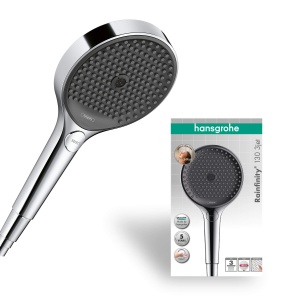 Dus cu mana hansgrohe Rainfinity, 3 moduri de pulverizare, crom, 130 mm