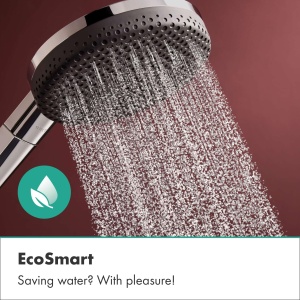 Dus cu trei tipuri de jet hansgrohe Raindance Alive Select S, EcoSmart, crom - Img 4