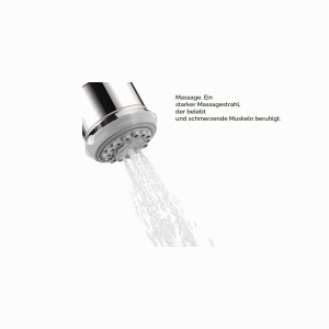 Dus de dus Hansgrohe Clubmaster HG28496001, crom, 3 tipuri de jeturi - Img 5