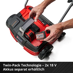 Einhell Scarificator-aerator cu acumulator GC-SC 36/31 Li-Solo Power X-Change (litiu-ion, 36 V, latime de lucru 31 cm, combinatie 3 in 1, rola cutit cu rulmenti cu bile cu 8 lame, fara baterie si incarcator) - Img 11