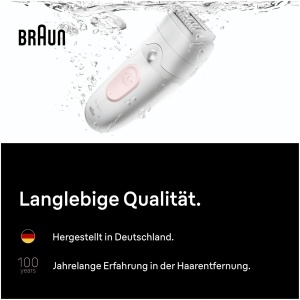 Epilator Braun Silkepil 5, 3-in-1, Trimmer si Ladyshaver, Culoare Rosa - Img 7