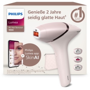 Epilator IPL Philips Lumea 9900 Series BRI95302, 3 accesorii, cablu si wireless