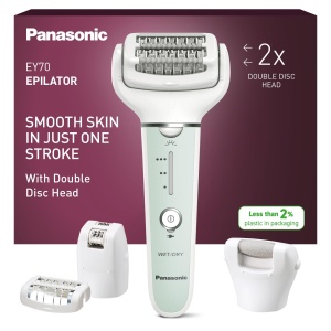 Epilator Panasonic ES-EY70, 60 pinzetten, 3 viteze, LED, 90 cap flexibil