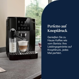 Espressor automat DeLonghi Magnifica Start ECAM22260BG LatteCrema 4 bauturi One-Touch Negru-Gri - Img 2