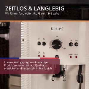 Espressor automat Krups Arabica Picto EA810570 Compact Alb Cu functie de spumare lapte - Img 3