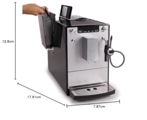 Espressor automat Melitta Solo Perfect Milk sistem de lapte argintiu - Img 11