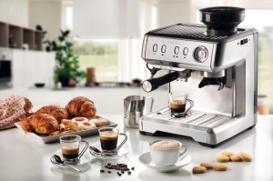 Espressor cafea Ariete 1313, 1600W, inox, 15 bar, cu rasnita integrata - Img 2