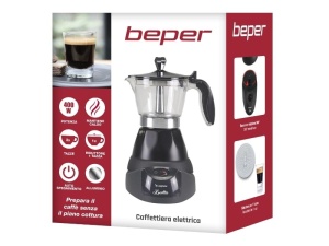 Espressor cafea Beper BC040-N, 3 cesti, 400W, negru - Img 10