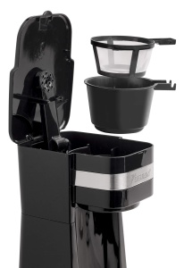 Espressor cafea Bestron ACM1112Z, 750W, capacitate 420ml, negrusilver - Img 9