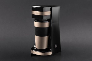 Espressor cafea Bestron ACM112SAT, 750W, 420ml, inox, bej - Img 3