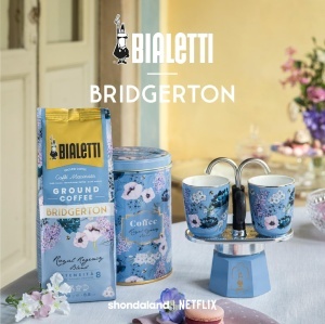 Espressor cafea Bialetti Bridgerton Mini Express Set, 2 cesti, design elegant - Img 3