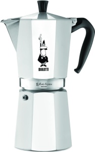 Espressor cafea Bialetti Moka Express 12 cesti, aluminiu, ergonomic - Img 1