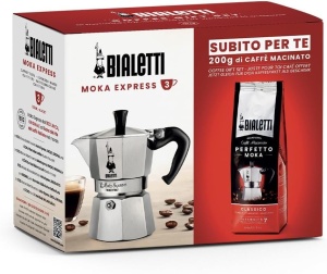 Espressor cafea Bialetti Moka Express 3 Tasse Aluminiu 130 ml - Img 2