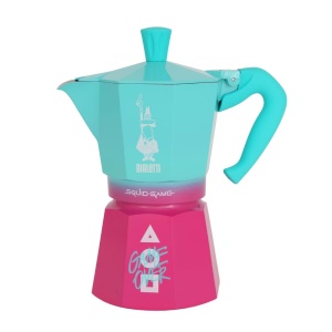 Espressor cafea Bialetti Moka Express Squid Game 270 ml, design colorat - Img 4