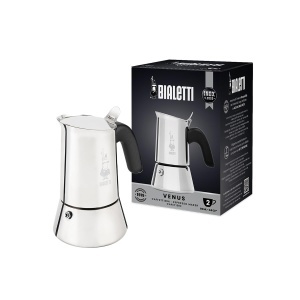 Espressor cafea Bialetti Venus, inox 1810, 2 cesti, 85 ml, argintiu