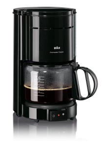 Espressor cafea Braun KF 47 BK, 10 cesti, sistem anti-picurare, negru