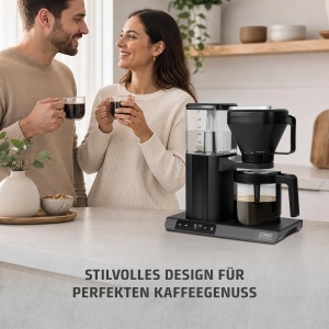 Espressor cafea Caso Aroma Sense, 1.25L, Filtru permanent din otel inoxidabil - Img 8