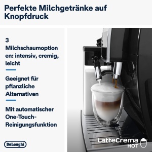Espressor cafea DeLonghi Dinamica Plus ECAM382.70.B, 1450W, Negru - Img 4