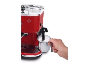 Espressor cafea DeLonghi ECO 311.R, 1.4L, rosu, design vintage - Img 2