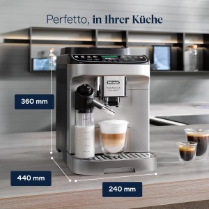 Espressor cafea DeLonghi Magnifica Evo Next, 13 bauturi, touch display, titan - Img 8