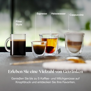 Espressor cafea DeLonghi Magnifica Start ECAM220.91.B, 250g, 5 bauturi, LatteCrema, Negru - Img 4
