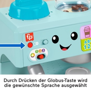 Espressor cafea Fisher-Price Barista cu 10 accesorii, multi-lingual - Img 3
