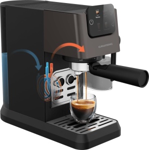 Espressor cafea Grundig KSM 5330, 1628 W, 15 Bar, Inox - Img 4