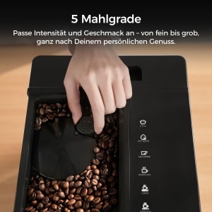 Espressor cafea Haier cu 6 specialitati, design compact, 5 grade de macinare - Img 6