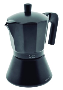 Espressor cafea Jata Hogar CFI12, capacitate 12 cesti, inductie, aluminiu negru