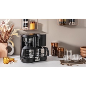 Espressor cafea KRUPS Duothek Plus, 2 x 10 cesti, Negru - Img 5