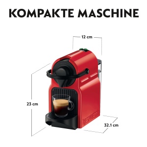 Espressor cafea KRUPS Inissia, 19 bar, culoare rosie, compact - Img 4