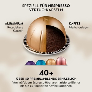 Espressor cafea Nespresso Krups VERTUO Up, 1.4L, 5 dimensiuni, Negru - Img 7