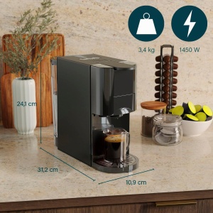 Espressor cafea Princess 249454, 800 ml, 1450 W, 19-bar - Img 2