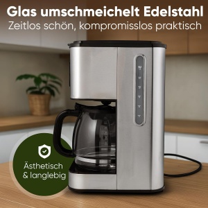 Espressor cafea ProfiCook PC KA 1299, 12-14 cesti, 900W, inox - Img 5