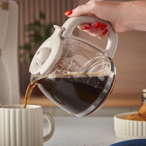 Espressor cafea Russell Hobbs Bronte, 1,25 l, 10 cesti, steingrau - Img 3