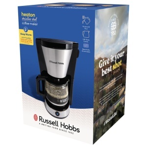 Espressor cafea Russell Hobbs Heaton, 1.25L, 1000W, inox - Img 10