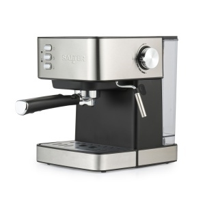 Espressor cafea Salter cu pompa de 15 Bar, rezervor detasabil de 1,6 l, cu spumator de lapte