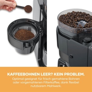 Espressor cafea Severin KA 4830, 1.25L, 900W, inox negru - Img 7
