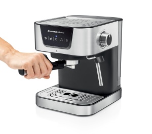 Espressor cafea Tescoma PRESIDENT, cu sistem de spumare, din inox, 2 cani - Img 7