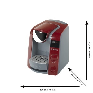 Espressor cafea Theo Klein 9543 cu sunet, inclus set espresso, 20 cm - Img 4