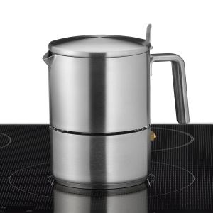 Espressor cafea WMF Kult 300ml, pentru 6 cesti, Cromargan inox, inductie - Img 3