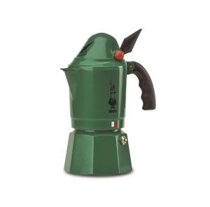Espressor manual Bialetti Alpina 3 cesti 130 ml aluminiu verde - Img 6