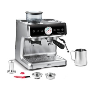 Espressor Polti Coffea G50S 30 setari de rasnire duza profesionala pentru spumare lapte argintiu