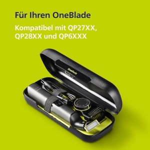 Etui de calatorie Philips OneBlade QP40130, protectie pentru aparat de ras, compatibil cu QP27XX, QP28XX, QP6XXX - Img 5