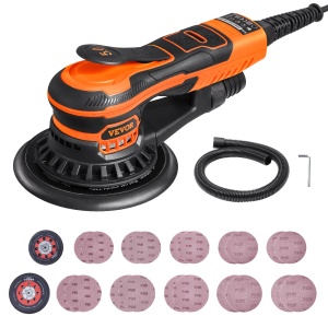 Excentric de slefuit VEVOR R7313, 350W, 6 viteze, 127152 mm