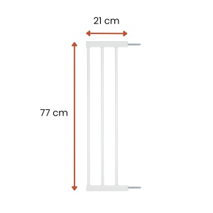 Extensie pentru Plasa de Protectie Hauck 21 cm, Alb - Img 2