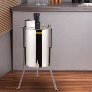 Extractor de miere electric VEVOR DD-48, 140W, inox, capacitate 48 rame - Img 8